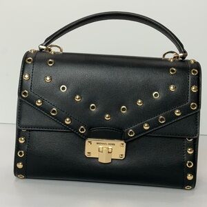 Michael Kors Kinsley Studded Shoulder Crossbody Bag